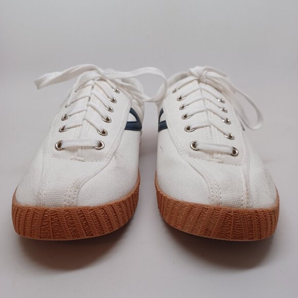 Tretorn Sneakers Nyliteplus White Canvas Lace Up Womens 9 - Picture 4 of 13